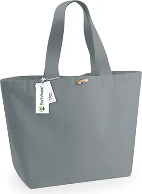 Produktbild von Westford Mill W855 | EarthAware Organic Marina Tote XL 40 x 39 x 19 cm - Farbe: Pure Grey - Größe: One Size