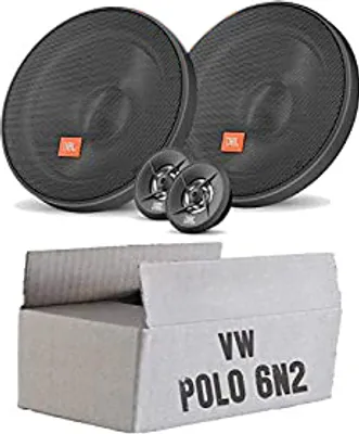 Produktbild von Lautsprecher Boxen JBL 16,5cm System Auto Einbausatz - Einbauset passend für VW Polo 6N2 - justSOUND