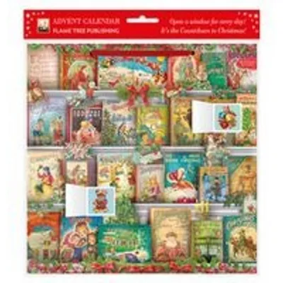 Image de Calendrier de l'Avent sur le thème de Noël (avec des autocollants)