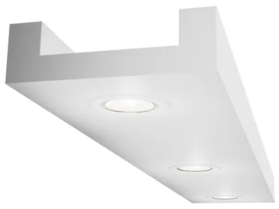 Immagine prodotto di ELHARE Modanature per stucchi Profilo LED Spot Striscia di illuminazione indiretta Luce XPS LH12A - 60x200mm, 2m