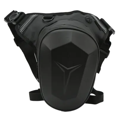 Zdjęcie produktu dla Torba na nogę motocykla z paskami odblaskowymi, wodoodporna torba biodrowa do aktywności na świeżym powietrzu, takich jak wędrówki, podróże i wędkarstwo, unikalny wzór