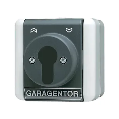 Produktbild von JUNG 834.18 W - Schlüsselschalter - Schwarz - Weiß - IP44 - 250 V - 10 A