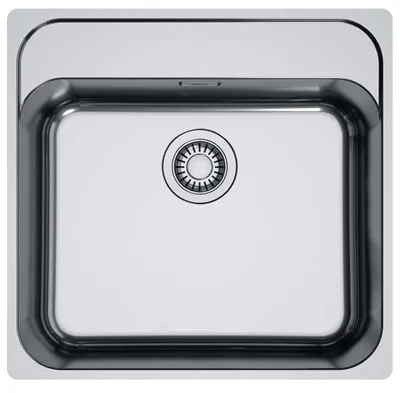 Obrázek produktu pro Franke Smart dřez Slimtop nerezový dřez SRX 210-50 A Otočný knoflík chrom od 60 cm 127.0708.283