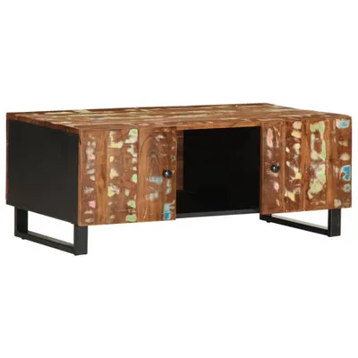 Produktbild von vidaXL Couchtisch 100x54x40 cm Altholz Massiv & Holzwerkstoff