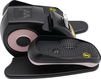 Produktbild von Elektrischer Mini-Crosstrainer - Untertisch-Ellipsentrainer - LCD-Display - Fernbedienung - Verstellbar In 5 Stufen - Beinrehabilitation - Rosa