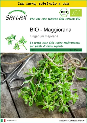 Immagine prodotto di SAFLAX Insieme di coltivazione -- Maggiorana - 700 semi - Origanum