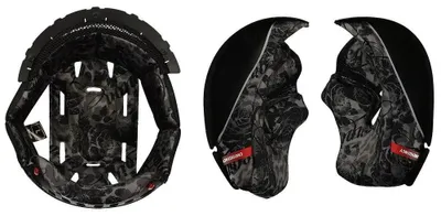 Produktbild von Scorpion Exo-491 Innenpolsterung Schwarz M Schwarz M