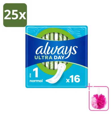 Produktbild von 25 x Always Ultra Normal Damenbinden - Sparpackung - 25 Stücke