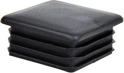 Produktbild von Endkappe Kunststoff schwarz Vierkant 25x25mm
