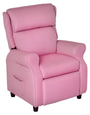 Produktbild von Sessel - Loungesessel - Ohrensessel - Relaxsessel - Weiß - Kunstlederbezug - Robuste Stahlkonstruktion