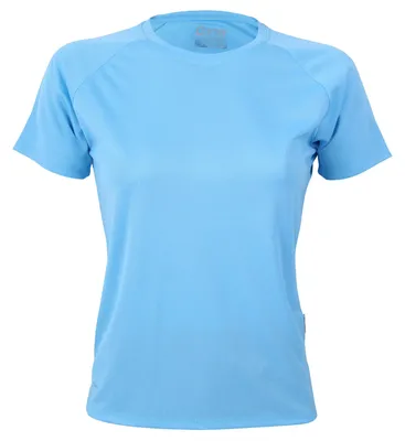 Image de Cona Sports - T-shirt « Rainbow Tech » pour femmes LT3460 (M) (bleu clair)