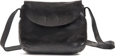 Image de HAROLD'S Cuir sac à épaule bandoulière Submarine Crossbag Black noir