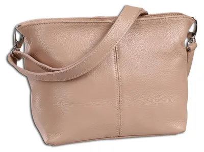 Produktbild von Toscanto Damen Schultertasche Umhängetasche Leder Tasche rosa OTT829SA