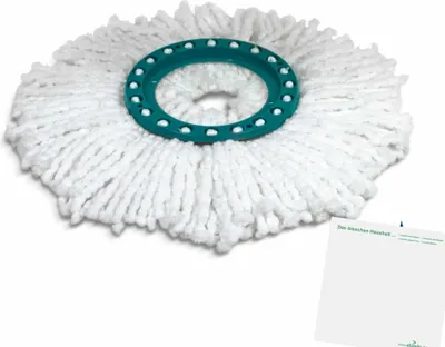 Produktbild von Leifheit Ersatzkopf Clean Twist Disc Mop Microfaser (1 Stück) + usy Block