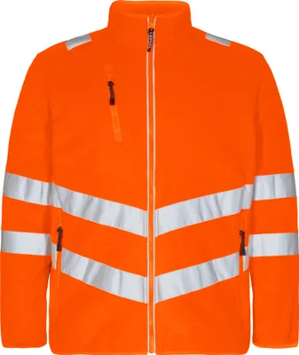 Produktbild von F. Engel Safety Fleecejacke, Orange, Gr. M