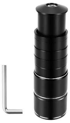 Image de Solidchoice - Extension en aluminium pour potence de vélo, diamètre 28,6 mm