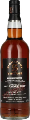 Produktbild von Signatory Vintage 100 Proof Edition AULTMORE 2009 16 Years Old Exceptional Cask #14 57,1% Vol. 0,7l
