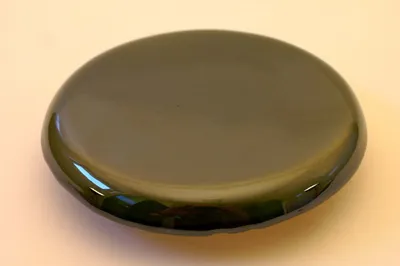 Image de Carreau de nettoyage Vert bouteille Couvercle de nettoyage pour poêle en faïence rond 15 cm