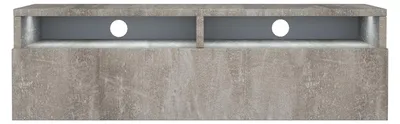 Produktbild von Selsey Rednaw - TV-Schrank mit Schublade, Betonoptik mit LED, 100 cm