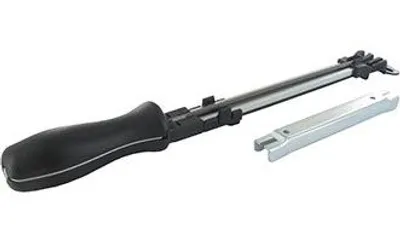 Image de Blister Tecomec Avec Porte Lime, Poignée Ergonomique, Curette, Lime Plate (pferd) Et Lime Ronde (vallorbe) ø 13/64'' (5,2 Mm) Po