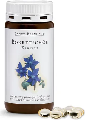Produktbild von Sanct Bernhard Borretschöl-Kapseln - 180 Kapseln