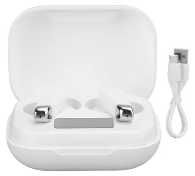 Obrázek produktu pro BTJ70 TWS Bluetooth 5.0 sluchátka, bezdrátová, pro obě uši, s potlačením hluku, dotykové ovládání (bílá barva)