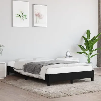 Obrázek produktu pro Rám postele bez matrace černý 120x190 cm látka