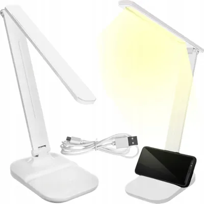 Zdjęcie produktu dla Lampka Biurkowa Z Podstawką Na Telefon 863