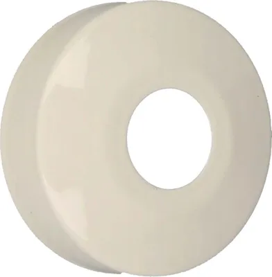 Produktbild von tecuro DESIGN-Hahnrosette (3/4 ) Ø 27 mm x Ø 67 mm x 10 mm - weiß