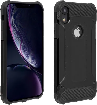 Produktbild von Avizar, Stoßfeste Schutzhülle für Apple iPhone XR, Schwarz