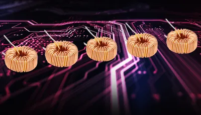 Imagen del producto de Alambre para inductores toroidal, alambre para inductores de 100 μH, alambre para inductores con núcleo toroidal, alambre para bobinas de inductores toroidales, bobina de inductor