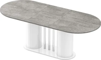 Produktbild von Design Esstisch HCE-111 Oval Hochglanz ausziehbar Tisch Esszimmer rund