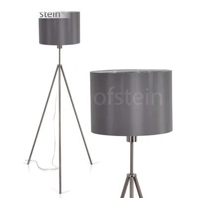 Produktbild von Gardi »Gardi« Stehleuchte 1-flammige Bodenlampe aus Metall in Nickel