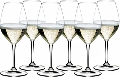 Produktbild von RIEDEL VINUM Champagner Weinglas - 265 Jahre - 6er Set