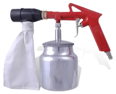 Produktbild von vidaXL Druckluft Sandstrahlpistole Sandstrahler Set