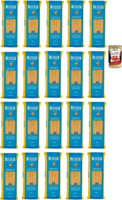 Produktbild von De Cecco Mezza Zita N°17 100% Italienisch pasta Nudeln 20x 500g + Italian Gourmet Polpa 400g