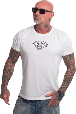 Obrázok produktu pre Yakuza Pánske tričko Crusher Regular Basic, biele, XL
