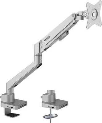 Immagine prodotto di SpeaKa Professional SP-MM-600 supporto da tavolo per monitor singolo 43,2 cm (17) - 81,3 cm (32) tecnologia a pressione di gas, docking station integrata, inclinabile, girevole (SP-10493144)