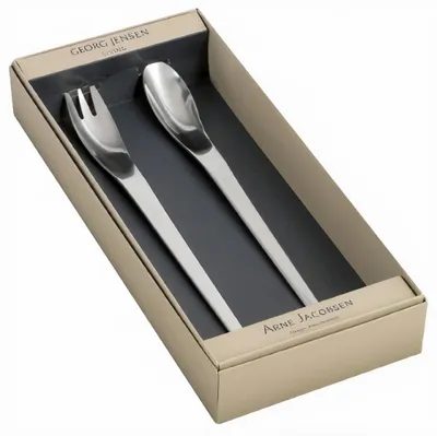 Produktbild von Georg Jensen ARNE JACOBSEN GIFTBOX SALAD SERV (432,433) SS MATTE 3355503