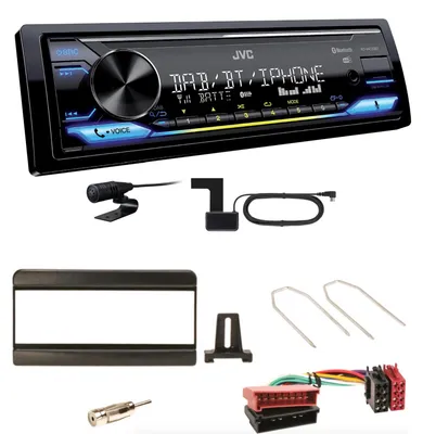 Produktbild von JVC KD-X472DBT Digitalradio USB MP3 AUX Einbauset für Focus Fiesta Puma Mondeo