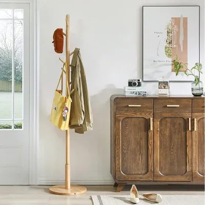 Produktbild von Famanu Garderobe Baumform - 8 Haken, Holzfarbe