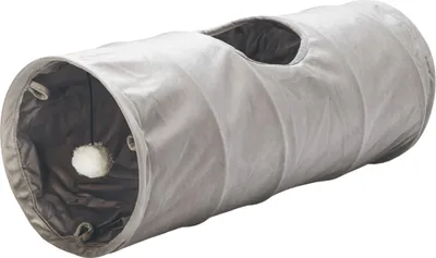 Image de Designed by Lotte Tunnel pour chats Cylla - Jouet pour chats - Gris - 65x25x25