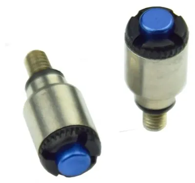 Productafbeelding van SCAR vorkontluchter, blau, M4x0,7mm, geschikt voor WP/Marzocchi/Öhlins vorken
