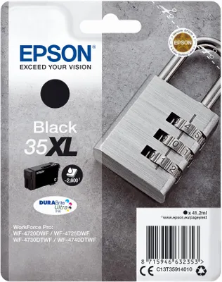 Produktbild von Tintenpatrone Epson T3591 schwarz Packung mit 6 Stück