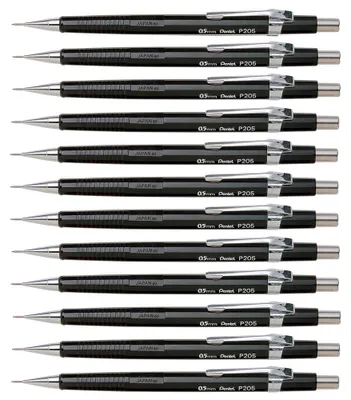 Produktbild von Pentel Sharp Pencil P205 0.5 mm Black, Schwarz, 0,5 mm (0.0197")