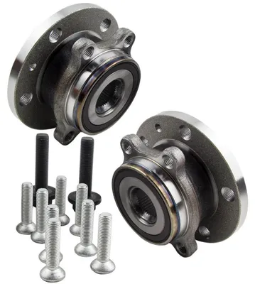 Obrázok produktu pre 2 ks Ložisko kolesa a náboj kolesa – predné, vhodné pre VW Golf 5, 6, Caddy 3 a Audi A3 3C0498621