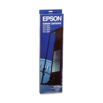 Produktbild von Epson SIDM Black Farbbandkassette für DFX-5000/+/8000/8500 (C13S015055), - Epson DFX-5000 - Epson DFX-5000+ - Epson DFX-8000 - Epson DFX-8500, Schwarz, Punktmatrix, 9-polig, 15000000 Zeichen, Schwarz