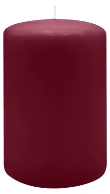 Produktbild von Flachkopf-Stumpenkerzen Bordeaux 150 x Ø 100 mm, 4 Stück