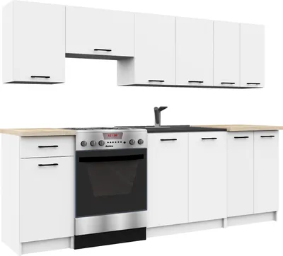 Produktbild von Akord Küchenschrank Oliwia Weiß In Betonoptik 60X55X82 Cm