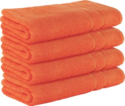 Obrázek produktu pro StickandShine, sada 4 ks prémiových froté saunových ručníků, 80 x 200 cm, oranžové, gramáž 500 g/m², 100 % bavlna